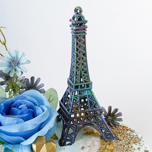 Cake 9 Blue Eiffel Tower