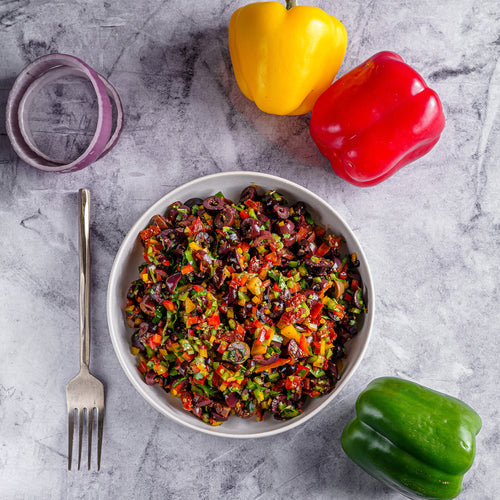 Greek Olive Salad w/ Sun Dried Tomatoes (Per Pound)