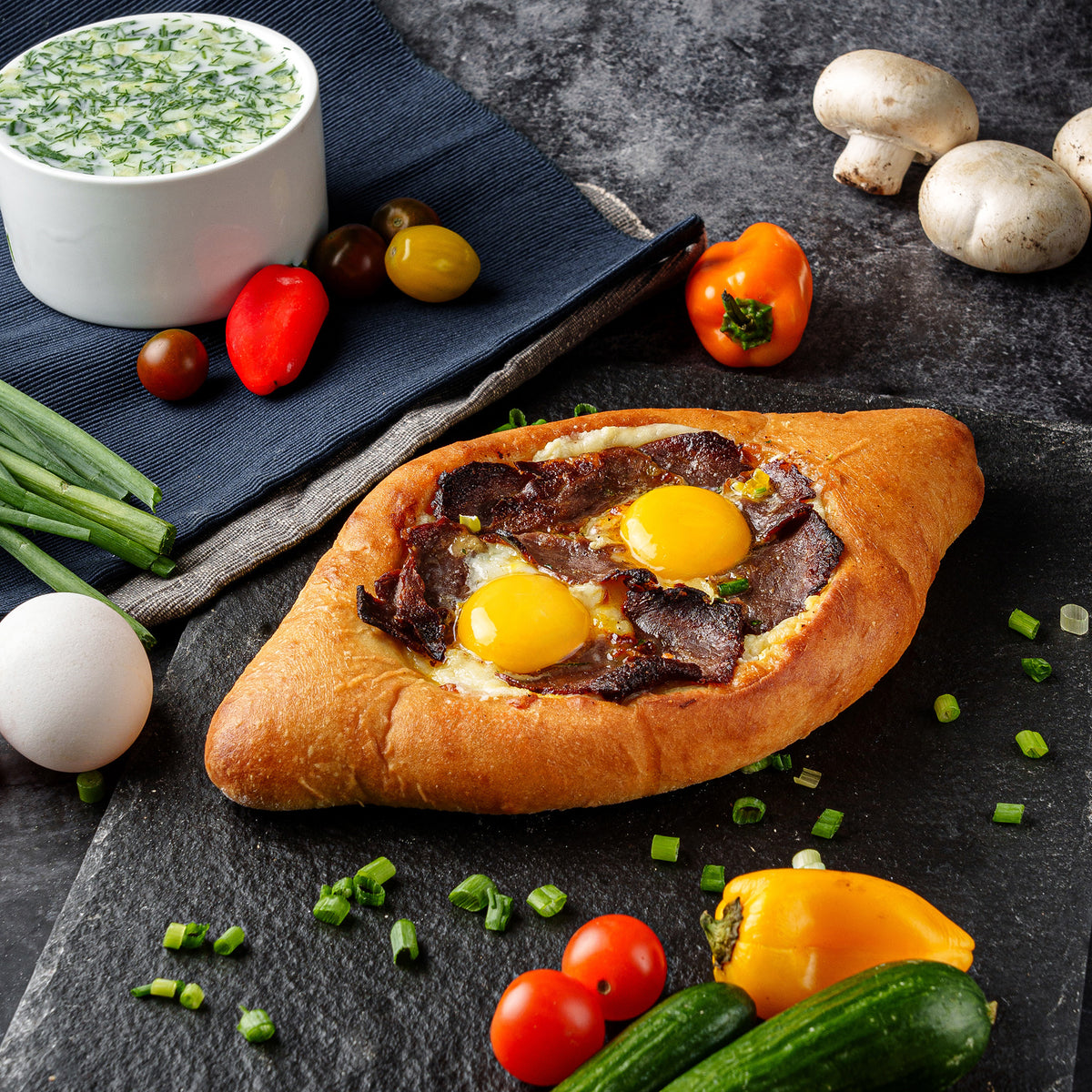 Art's Bakery Glendale | Ajarski Khachapuri with Basturma