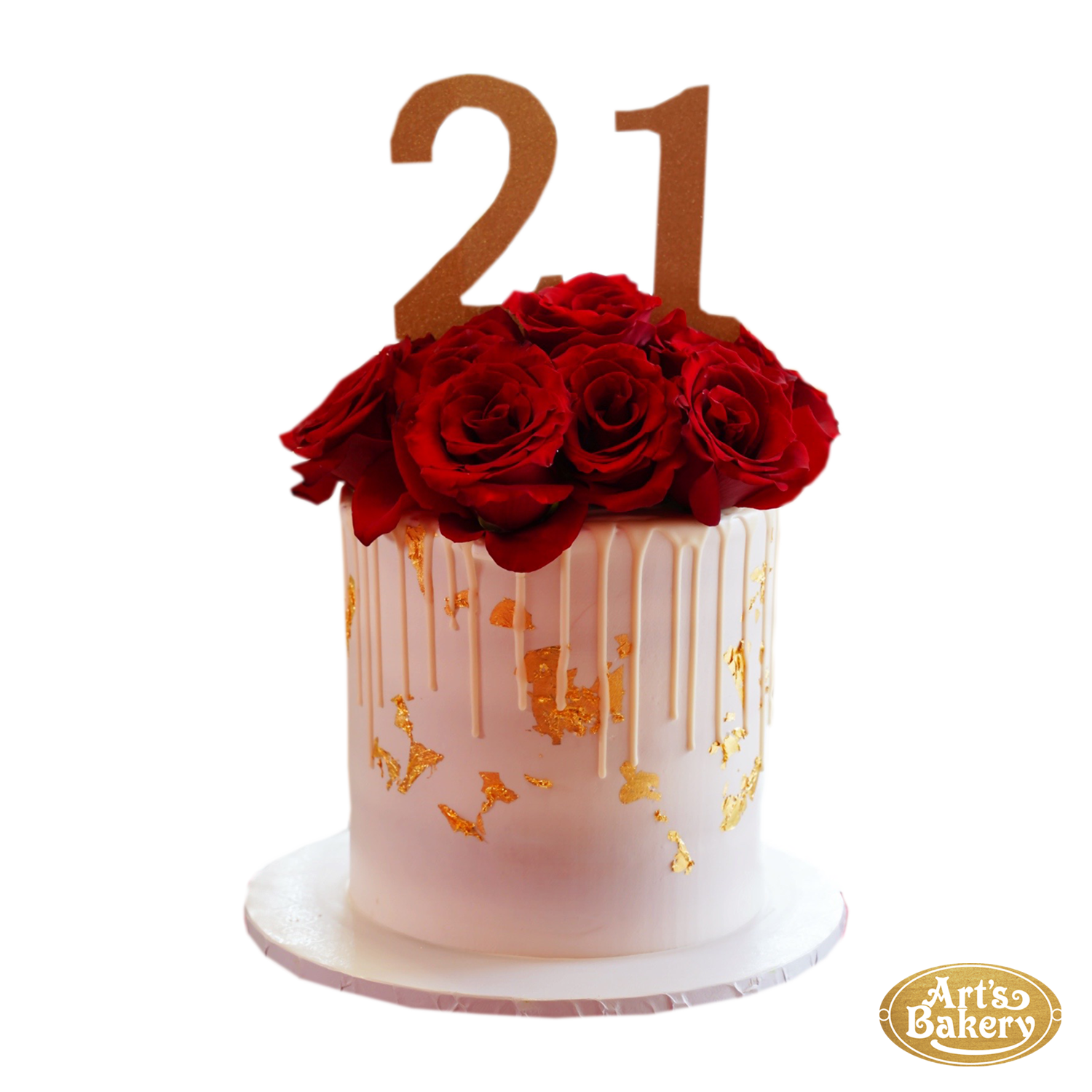 Happy Rose Birthday Cake With Name For Lover - cakegift.in